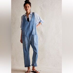 Free People We The Free High Roller Jumpsuit, Size M